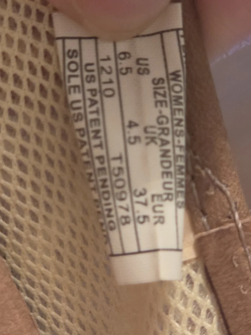 Patagonia Tan and Cream Patterned Women's Ballet Flats
